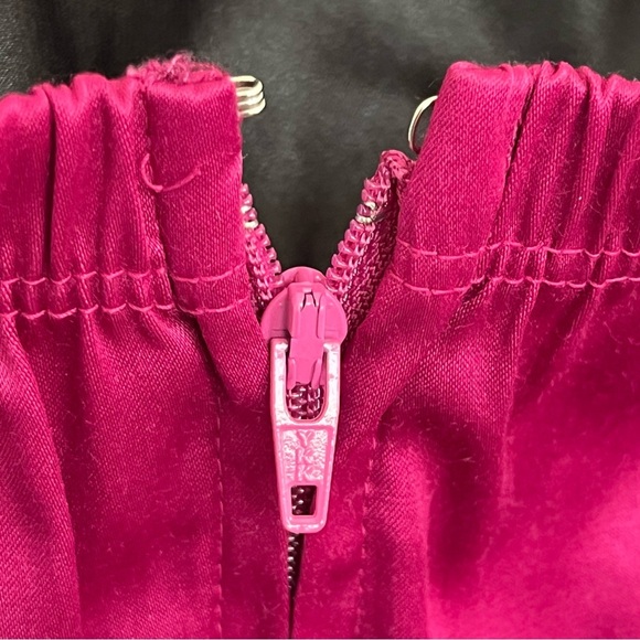 Women’s Juniors Studio Y Corset Top Pink Black Size Medium Whimsygoth 90’s - Picture 9 of 12